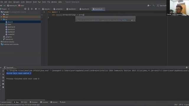 Tipe Data Char dan Array | Tutorial Dasar Kotlin #4 смотреть онлайн
