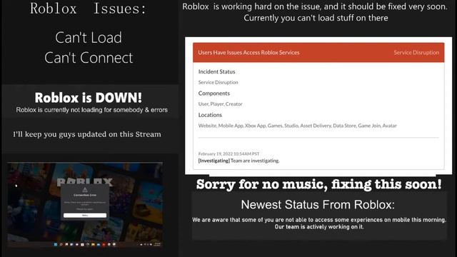 Roblox is down now! ?(When will it be up?) смотреть онлайн