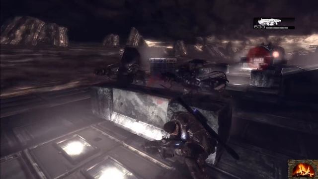 Раам - Gears of War. (убийство босса) (Boss - RAAM) смотреть онлайн