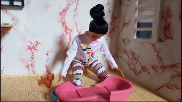 Barbie new puppy | Stop Motion смотреть онлайн
