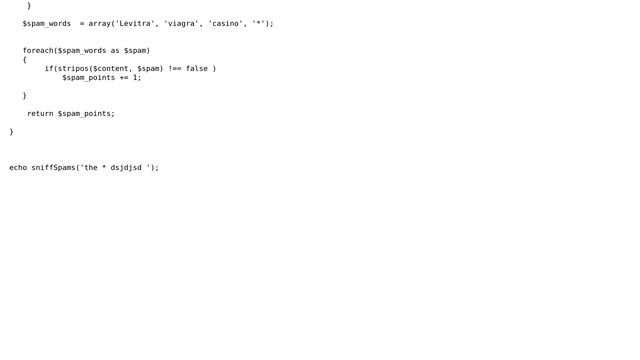 Code Review: Spam detection in PHP for comment system смотреть онлайн