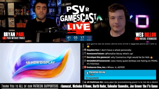 Oculus Founder "Blown Away" by PSVR2 | The Future of Hybrid Games | PSVR GAMESCAST LIVE смотреть онлайн