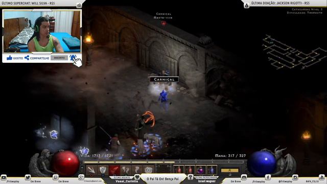ZERANDO TORMENTO HARDCORE COM O DRUIDA (Druid) Tornado Furacão (Wind) #1 : Diablo 2 Resurrected смотреть онлайн