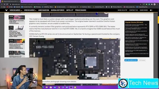 RTX 3090 PCB Leaks and THAT PRICE TAG- TechTalkies 19-08-2020 смотреть онлайн