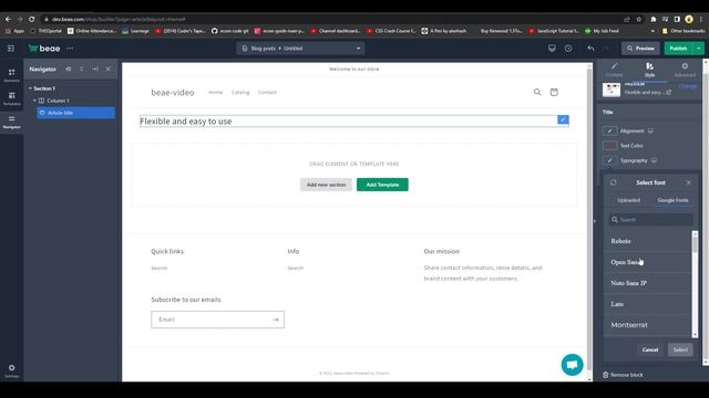 Post Title Feature On The Beae Flexible Landing Page Builder | Shopify Tutorial For Beginners смотреть онлайн