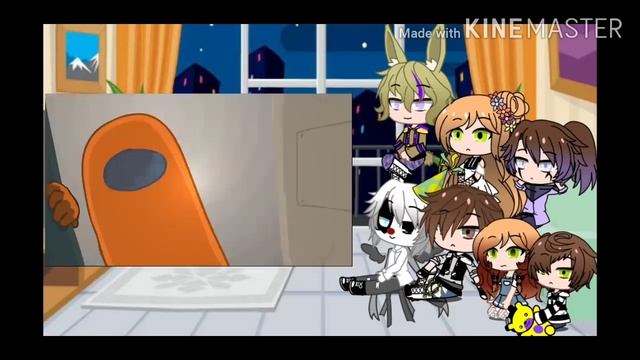 Afton family + Ennard & Glitchboi reacts to AMONG US Memes || Gacha club || Credits in the descripn смотреть онлайн