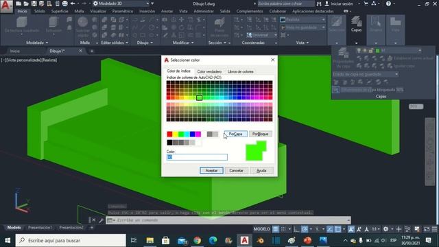 AutoCAD 3D- 25- Ejercicio de modelado 3D en AutoCAD /Sofá moderno смотреть онлайн