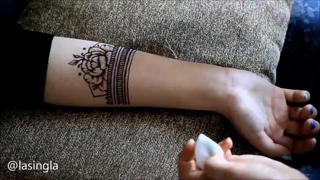 Мехенди / рисунок пионов и геометрии хной смотреть онлайн