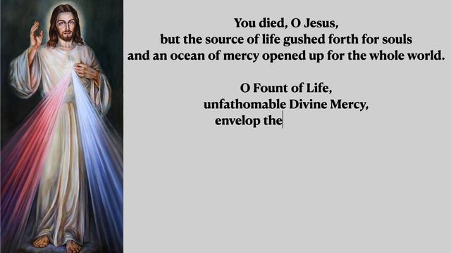 3 O'clock Prayer To The Divine Mercy- Catholic Prayer For Everyday