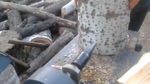 Конусный дровокол с редуктором