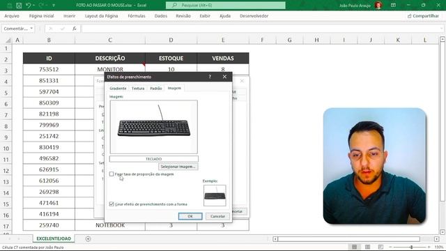 Como Fazer Planilha com Foto no Excel | Mostrar Foto Automática ao Passar o Mouse смотреть онлайн
