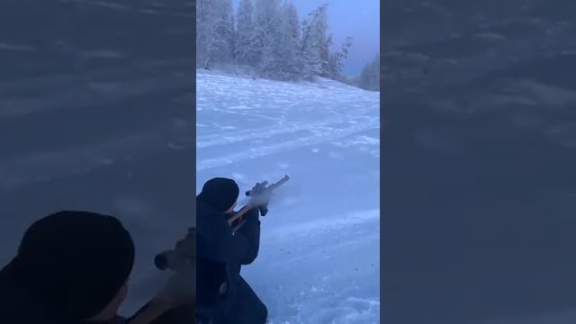 Стрельба из ВСС в -50* градусов (специальная снайперская винтовка) смотреть онлайн