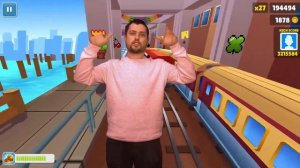 ОБЗОР игры (гайд) SUBWAY SURFERS (сабвей серф) gameplay