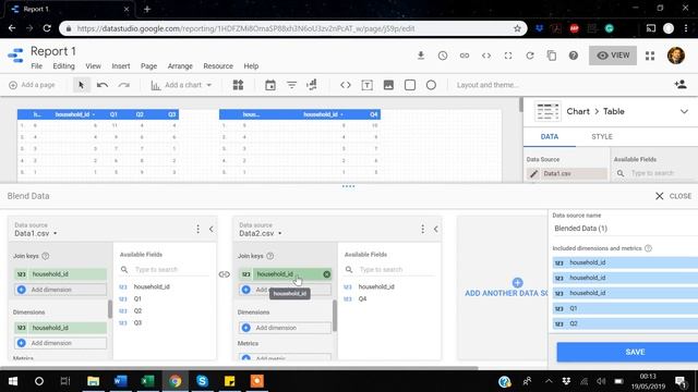 8. Blend or merge data sets in Google Data Studio смотреть онлайн