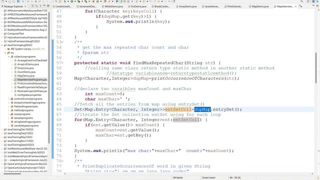 Corejava Collections Map Programs Interview Programs Sept 29 2023 смотреть онлайн