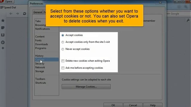 How to manage cookies in Opera Browser смотреть онлайн