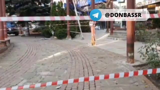 В Донецке восстанавливают отель Централь