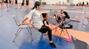 Chinese dance school extreme flexibility training