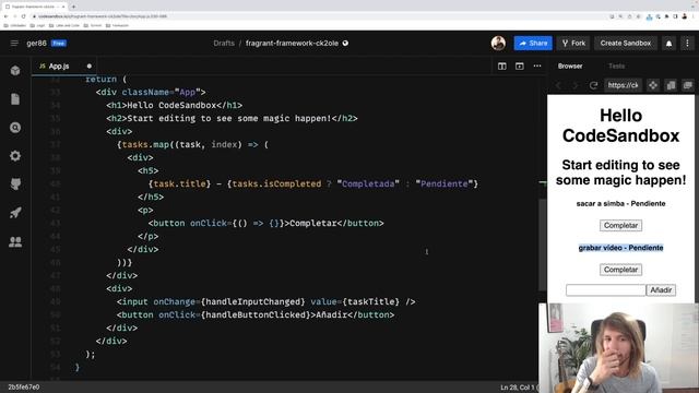 A vueltas con el onClick de React #reactjs #reactjstutorial смотреть онлайн