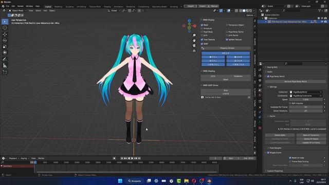 Instalar Addon MMD Tools en Blender 3.4 смотреть онлайн