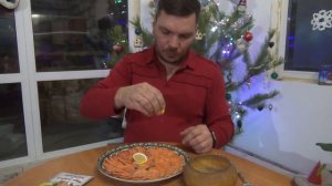 Строганина, Самая быстрая закуска из красной рыбы