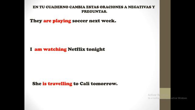 SEPTIMO: Present continuous for future plans (Leer descripción del vídeo) смотреть онлайн