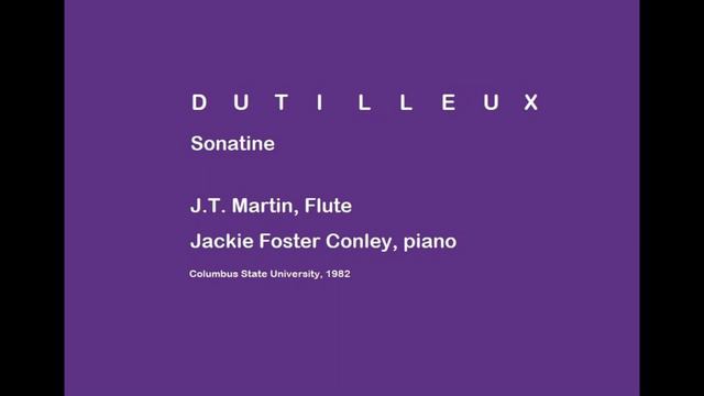 Dutilleux · Sonatine смотреть онлайн