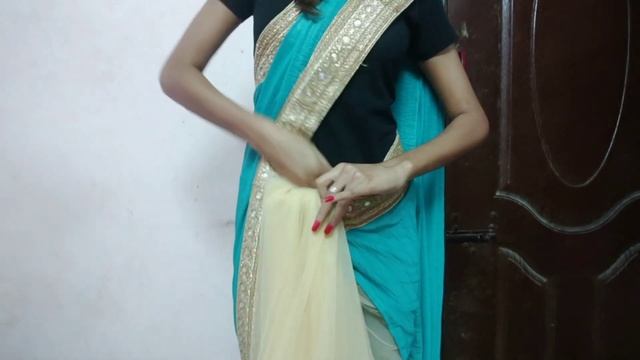 How to make Normal Saree to Ready-made Saree within 5 mins #readymadesaree #howtowearsaree смотреть онлайн