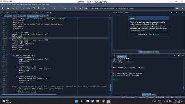 Python Project Python based AI Voice Recognition System смотреть онлайн