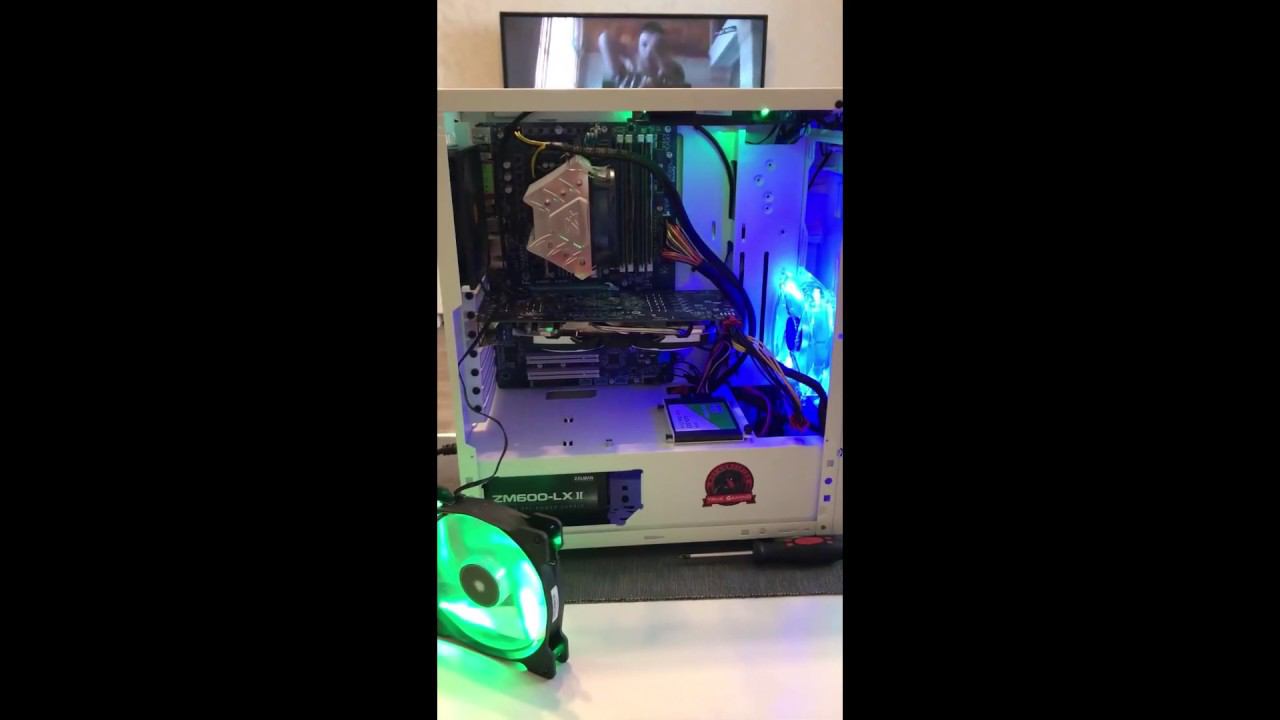 Как подключить блок питания к системному блоку смотреть онлайн