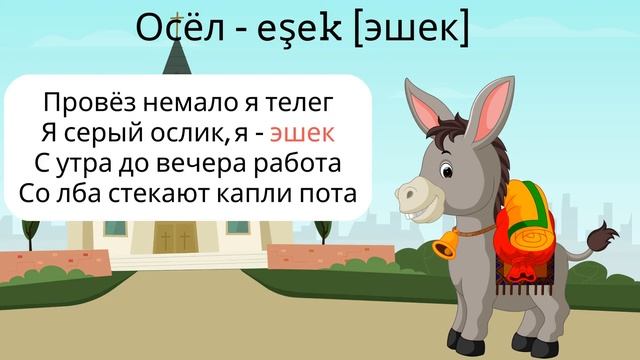 Турецкий в стишках. Урок 3. Парнокопытные животные смотреть онлайн
