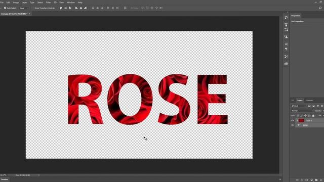 How to Put Image Inside Text in Photoshop CC смотреть онлайн