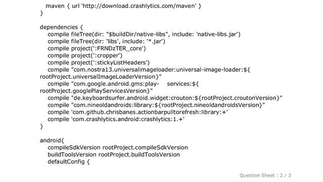 Android : 'dependencies' cannot be applied to '(groovy.lang.Closure)' смотреть онлайн