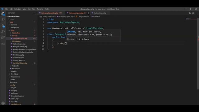 how to export data in laravel смотреть онлайн
