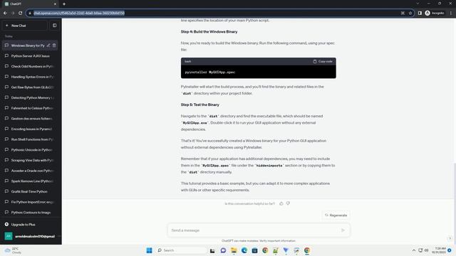 How can I get a Windows binary without dependencies from a Python application with a GUI смотреть онлайн