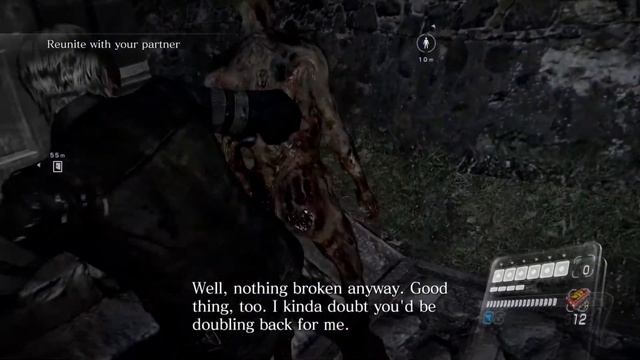 Resident Evil 6 / Biohazard 6 LEON Chapter 2-2 Forest Cemetary, Tall Oaks смотреть онлайн