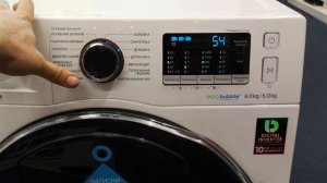 ✅ Обзор 2 в 1 Стиральная + сушильная машина Samsung wd80k5410ow на 8 кг