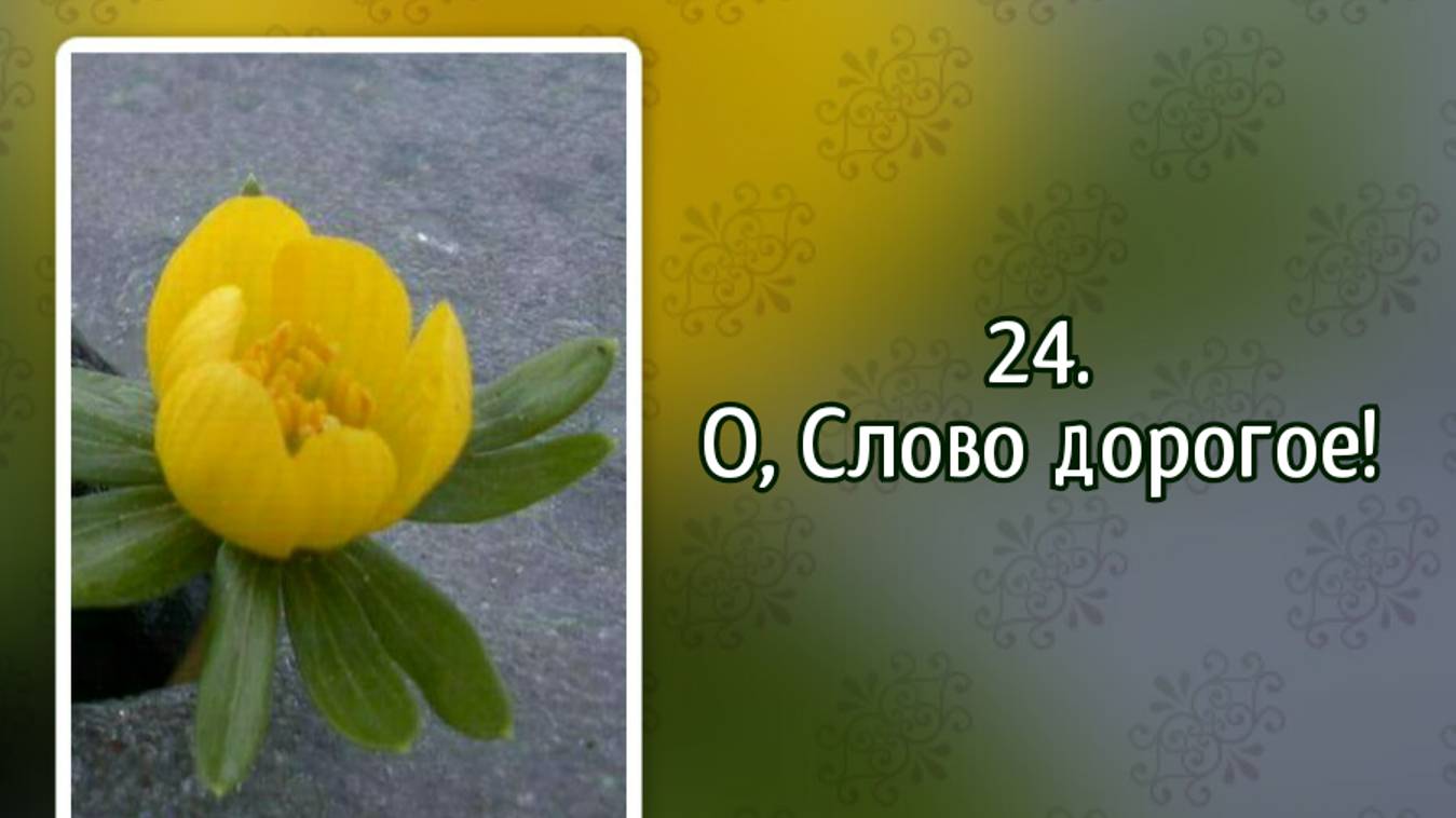 Гимны надежды 24 О, Слово дорогое (-) смотреть онлайн
