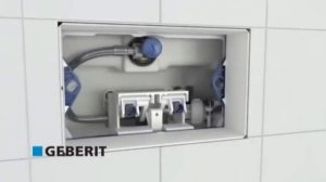 Как снять настенные клавиши для смыва Geberit