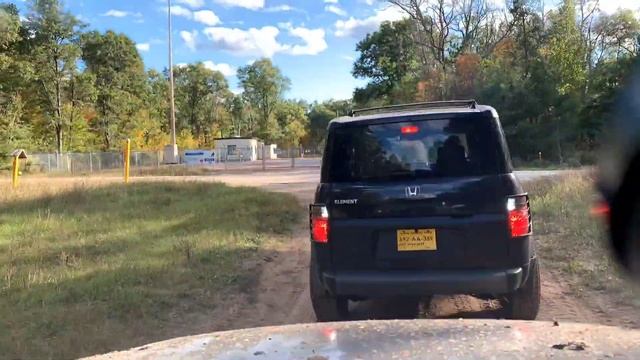Honda Element Off-Road Crawling Mudding Overland 4x4 At Pipeline, Wisconsin
