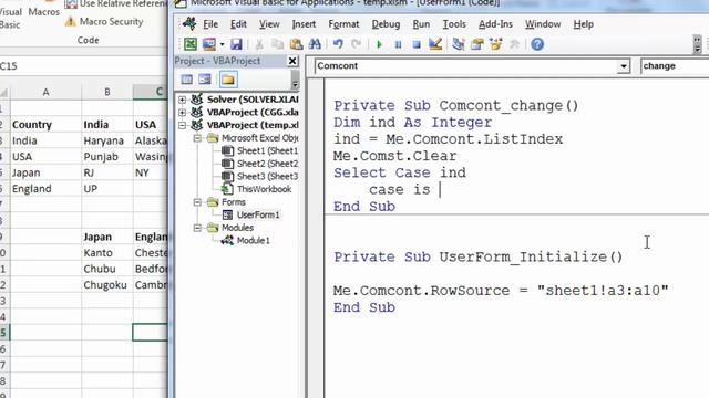 Excel VBA User form part - 5 | Link ComboBox with Select Case | Excel VBA lesson - 60 | user form смотреть онлайн