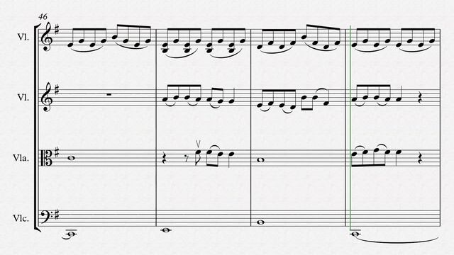 Billie Eilish & Khalid - Lovely for string quartet (SHEET MUSIC) смотреть онлайн