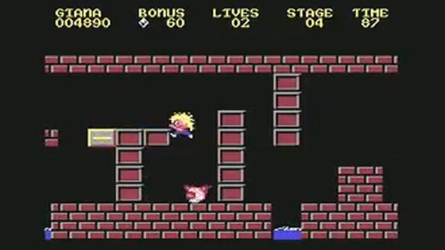Gameplay Video: "The Great Giana Sisters" for the Commodore 64. смотреть онлайн