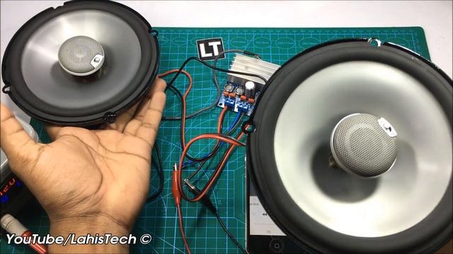 TDA7492 50Wx2 Class D stereo amplifier board test & review (infinity reference 6032cf) смотреть онлайн