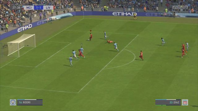 FIFA 23 - Luis Diaz runs length of pitch and scores смотреть онлайн
