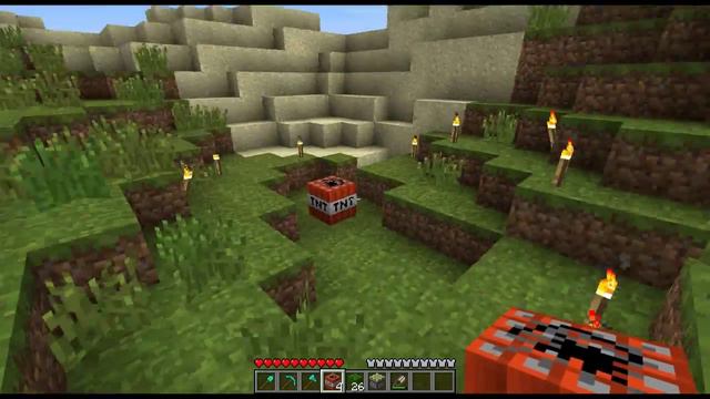 Minecraft: Fencetop Torches, Shears, Pistons, and More! (Intro to Beta 1.7) смотреть онлайн