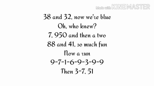 The Pi Song (100 Digits of π) | Lyrics смотреть онлайн