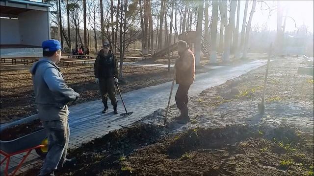 Благоустройство придорожной территории парка смотреть онлайн