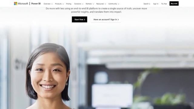 Power BI business intelligence and data visualization tool developed by Microsoft. смотреть онлайн
