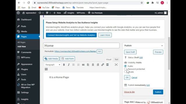 How to Add New Page In WordPress Website | create a new page in WordPress website смотреть онлайн